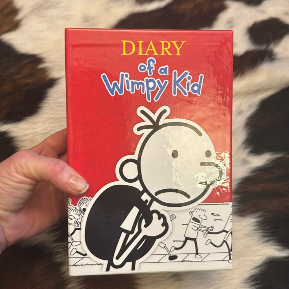 4 book box set Diary of a Wimpy Kid